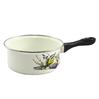 Rondel emalia 16cm Lawenda